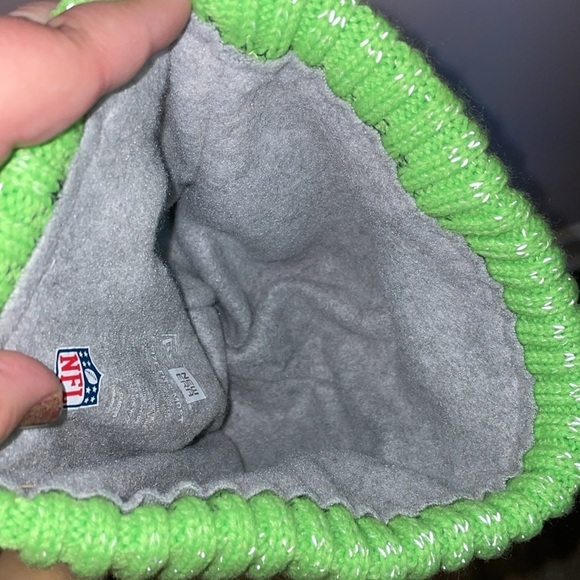 New Era Knit Rush NFL Seattle Seahawks Beanie Hat Cap Wool Blend Lining OSFM - Picture 8 of 13